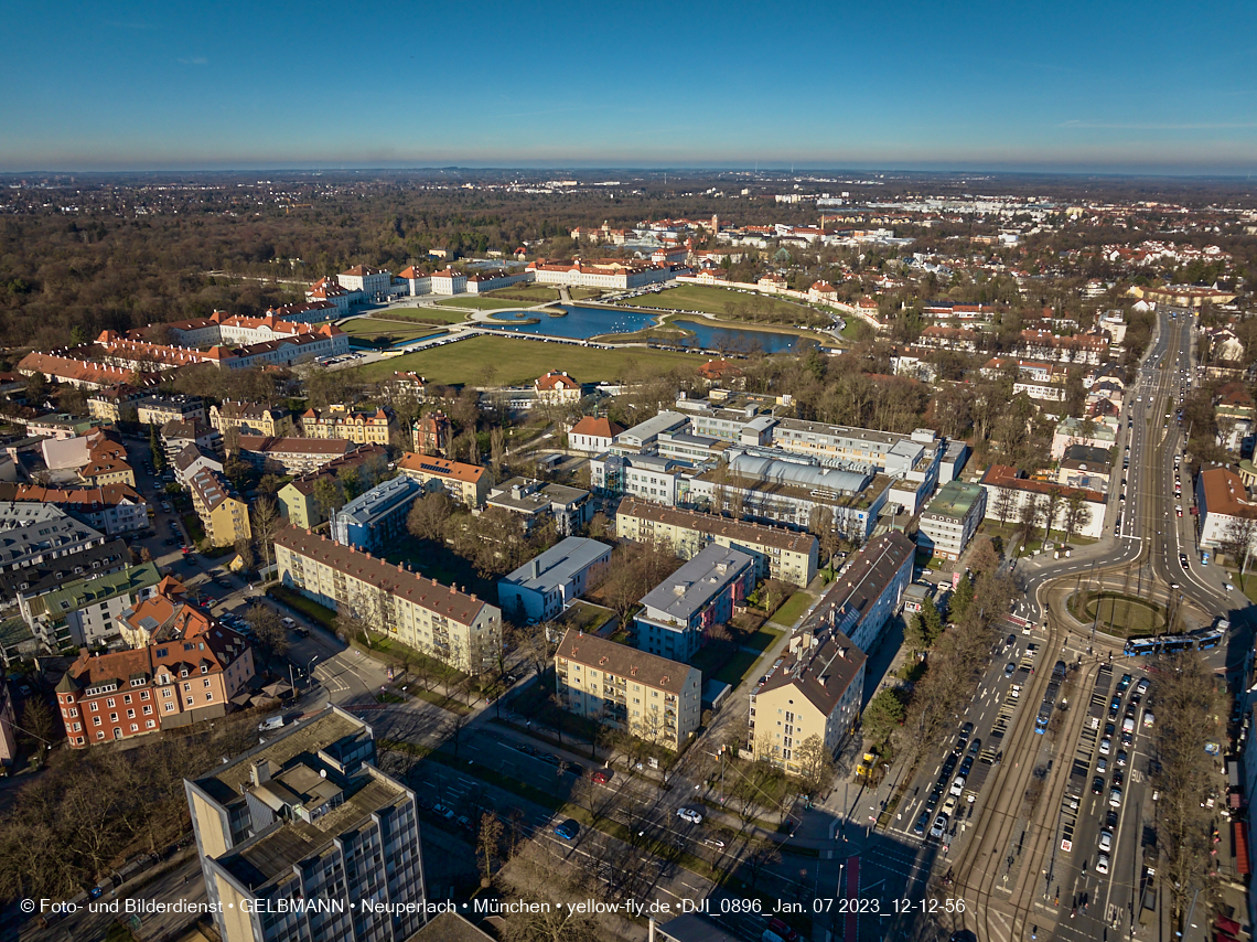 07.01.2023 - Umgebung vom Schloß Nymphenburg